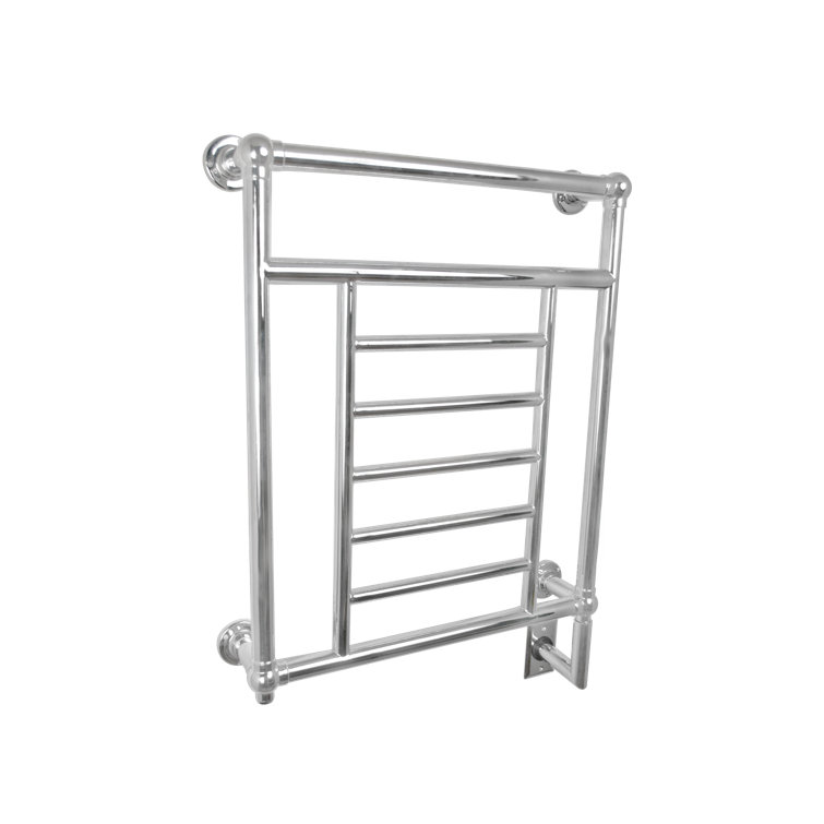 Polished Nickel Traditional Wall Mounted Electric Towel Warmer