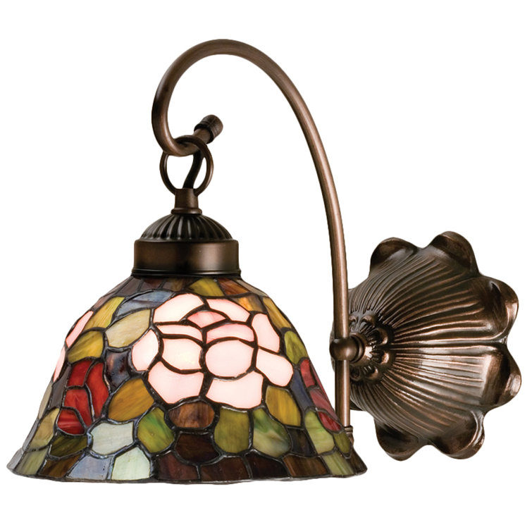 Bronze and Black Direct Wired Electric Sconce