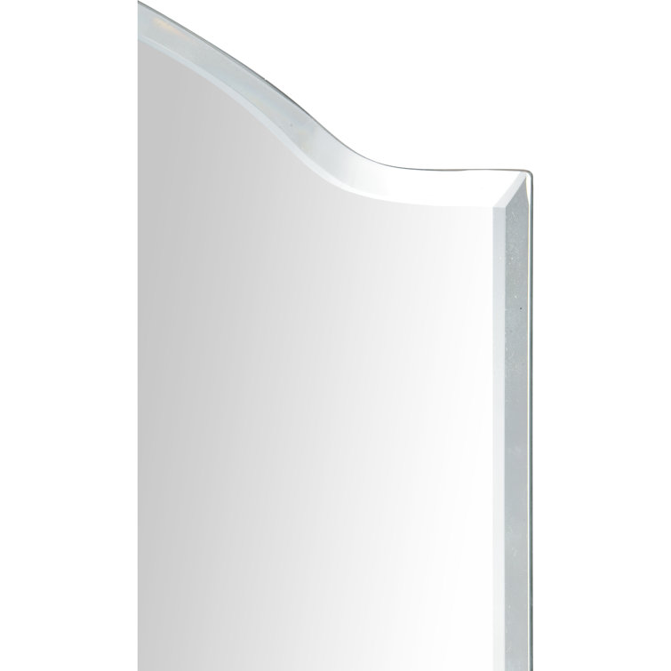 Full Length Frameless Rectangular Wall Mirror