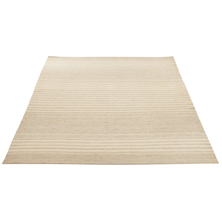 Dune Stripe Handwoven Wool 8' x 10' Area Rug