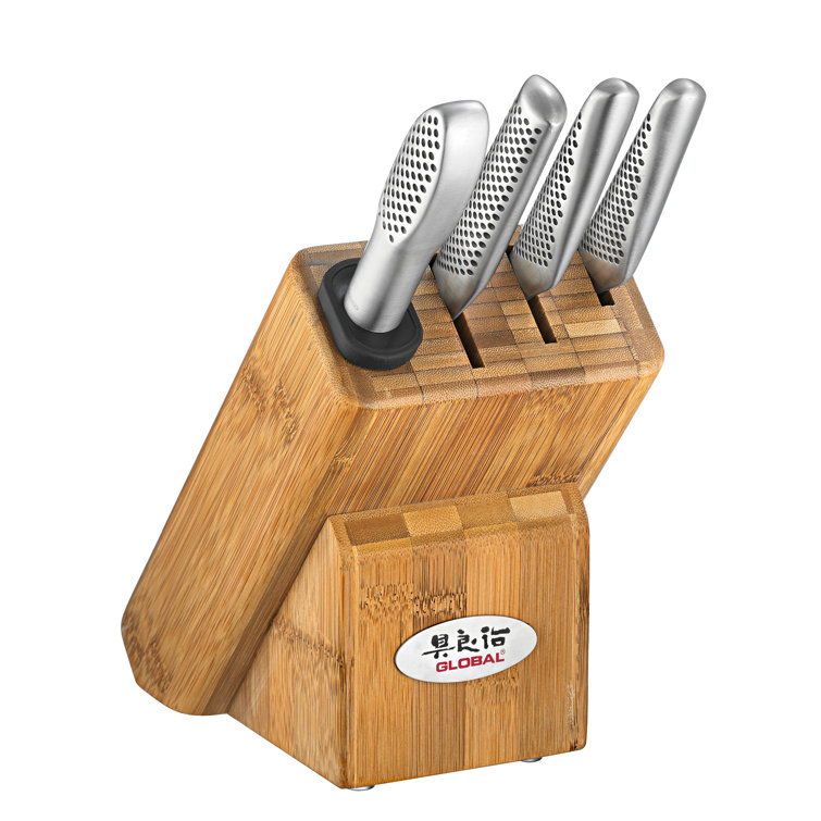 Global Knives Classic Masuta 5 Piece Knife Block Set