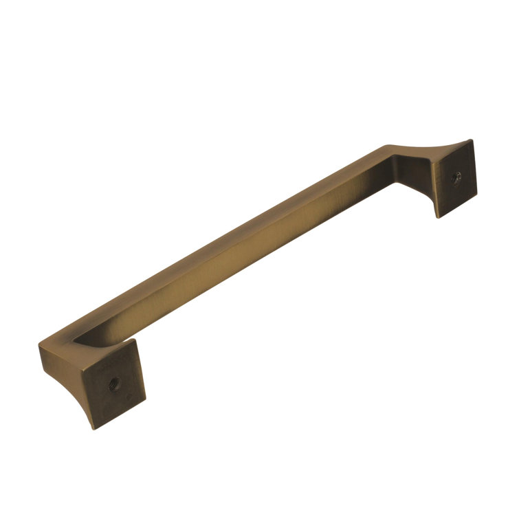 Gilded Bronze 5'' Bar Pull with Mounting Hardware