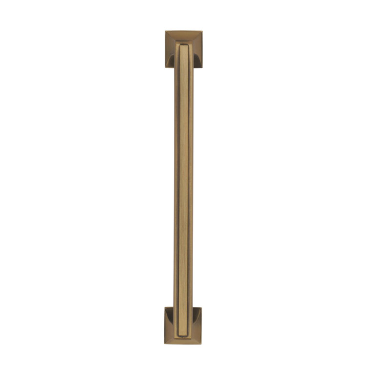 Gilded Bronze 5'' Bar Pull with Mounting Hardware