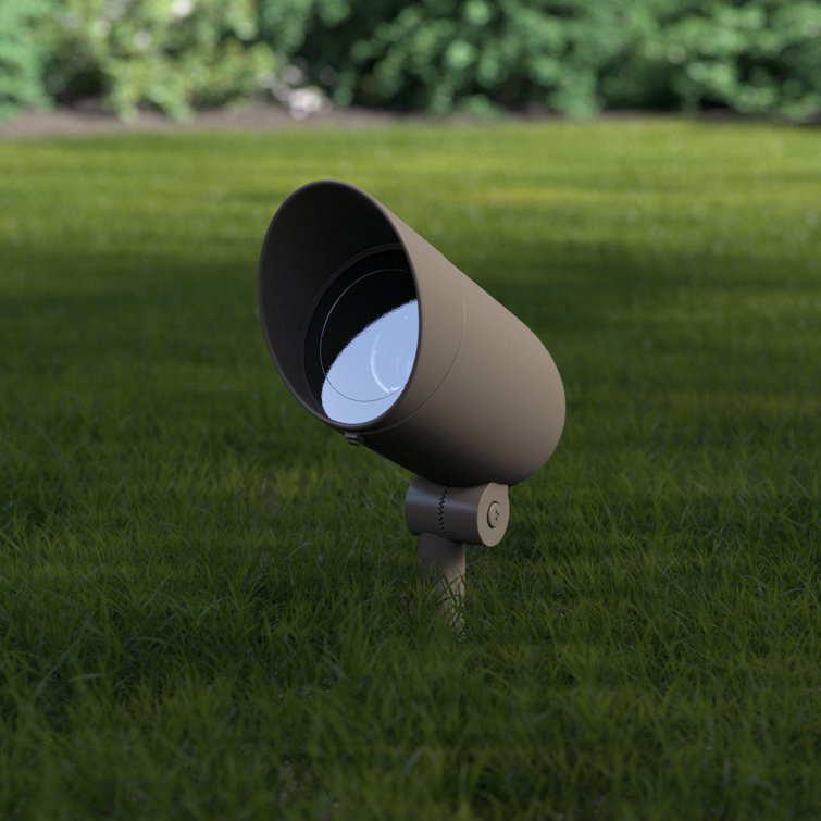Bronze 75W Outdoor Landscape Spot Light with Clear Glass