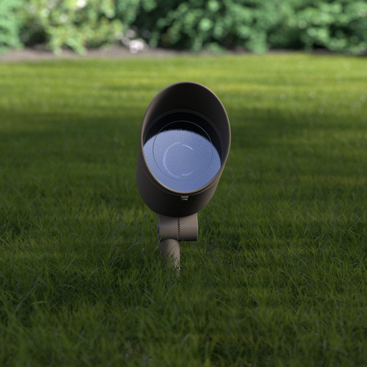 Bronze 75W Outdoor Landscape Spot Light with Clear Glass