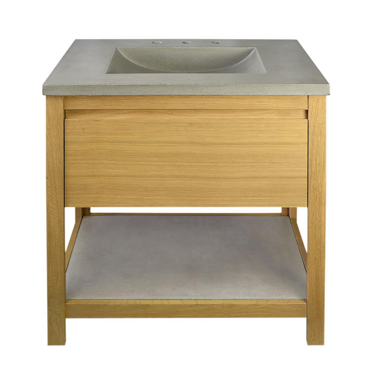 Sunrise Oak and Ash 30.5" Single Bathroom Vanity