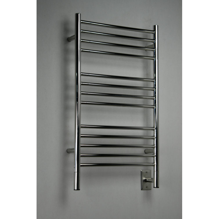 Polished Nickel Stainless Steel Wall Mounted Electric Towel Warmer