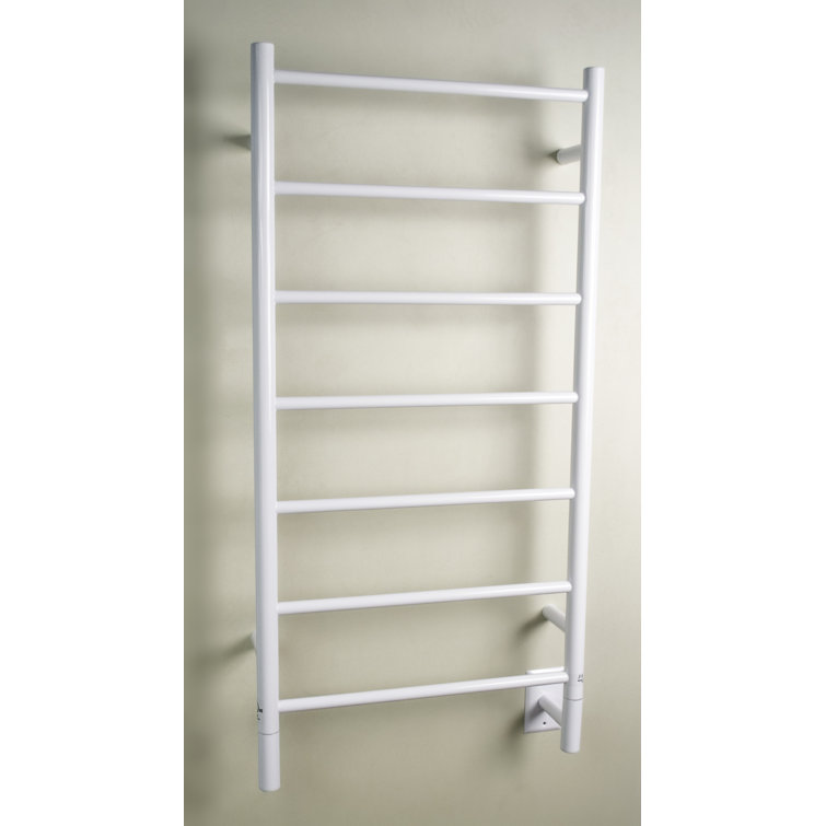 White Stainless Steel Wall Mounted Electric Towel Warmer