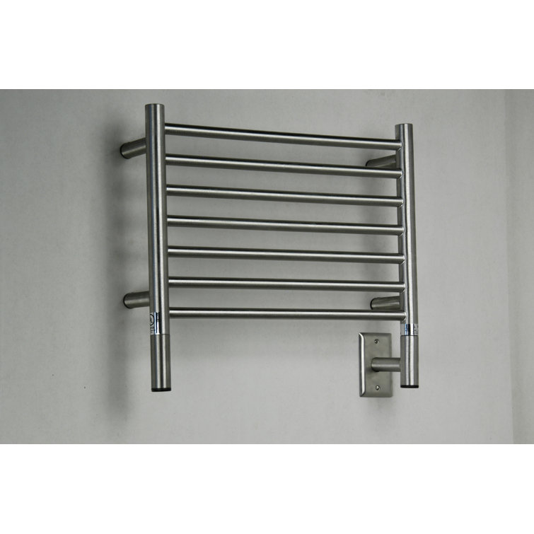 Polished Nickel Stainless Steel Wall Mounted Electric Towel Warmer