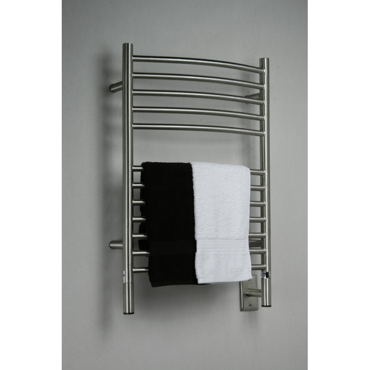 Polished Nickel 31" Wall Mounted Stainless Steel Towel Warmer