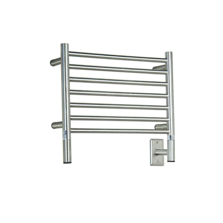 Polished Nickel Stainless Steel Wall Mounted Electric Towel Warmer