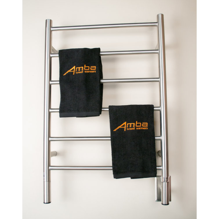 Polished Nickel Stainless Steel Wall Mounted Towel Warmer
