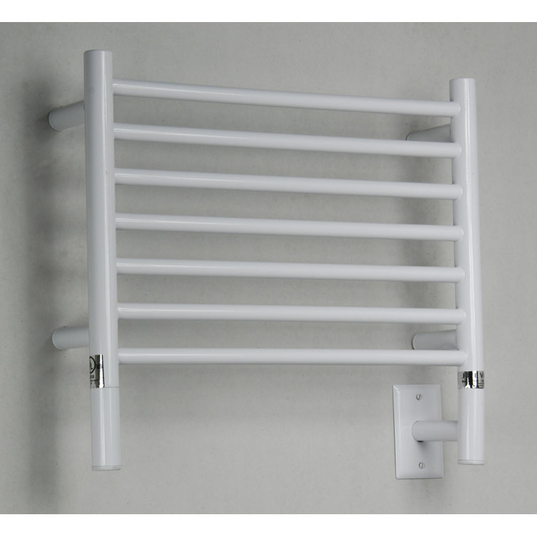 White Stainless Steel Wall Mounted Electric Towel Warmer