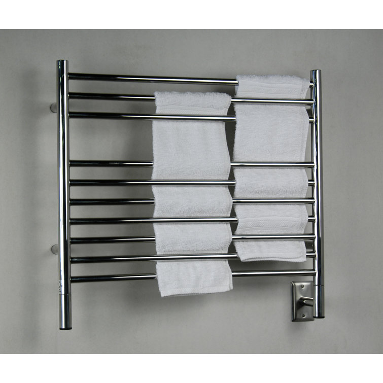 Polished Stainless Steel Wall Mounted Electric Towel Warmer