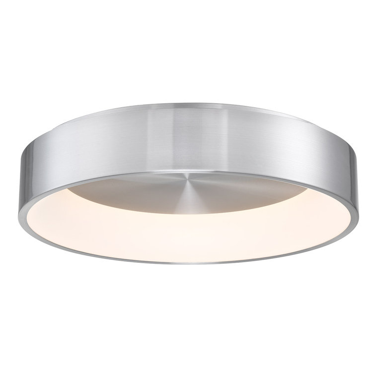 Corso 23" Brushed Aluminum Modern LED Flush Mount