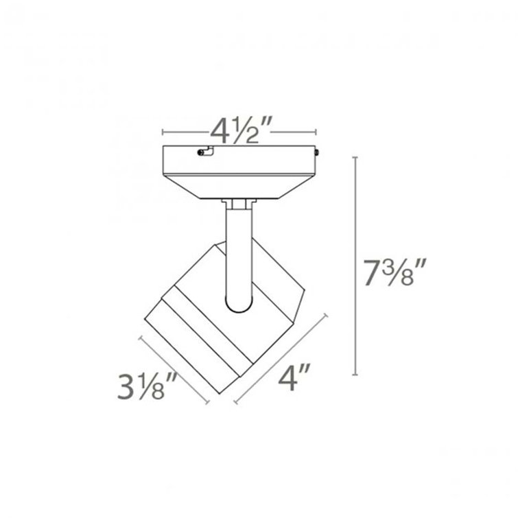 Paloma 7'' White Museum-Quality LED Spotlight with High-Performance Optics
