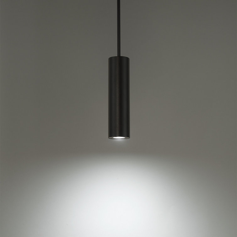 Black LED Indoor/Outdoor Pendant Light
