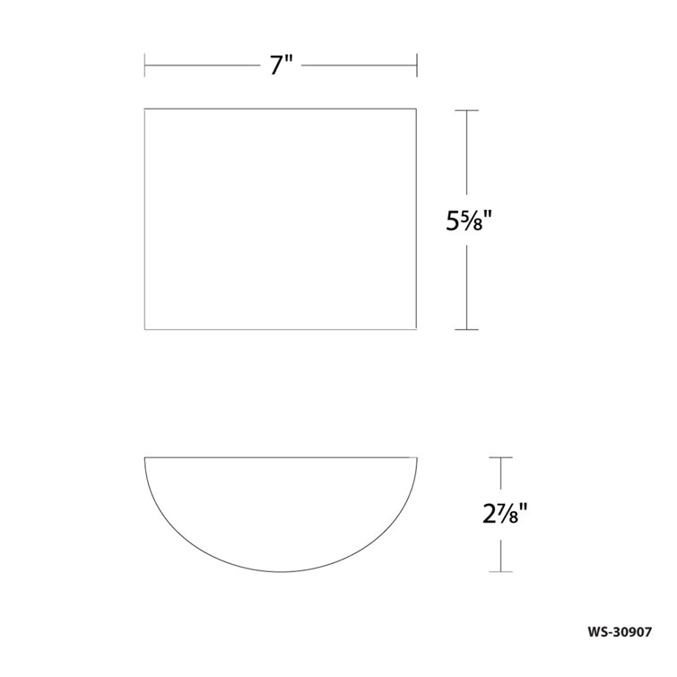 Brushed Nickel Dimmable LED Wall Sconce