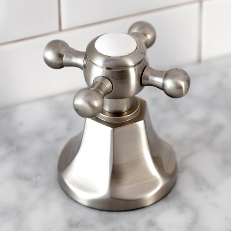 Brushed Nickel Deck Mount Hand Shower with Diverter