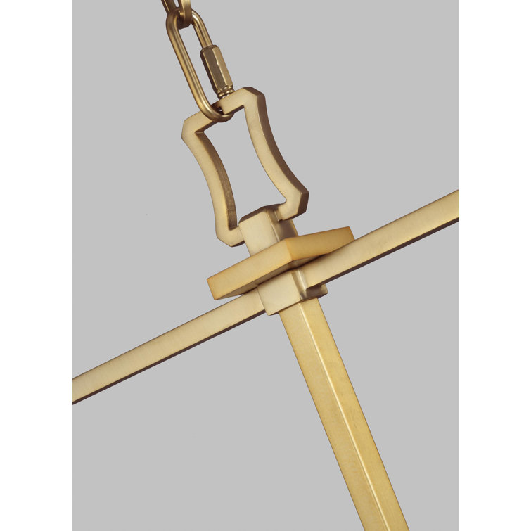 Southold Burnished Brass 6-Light Linear Lantern