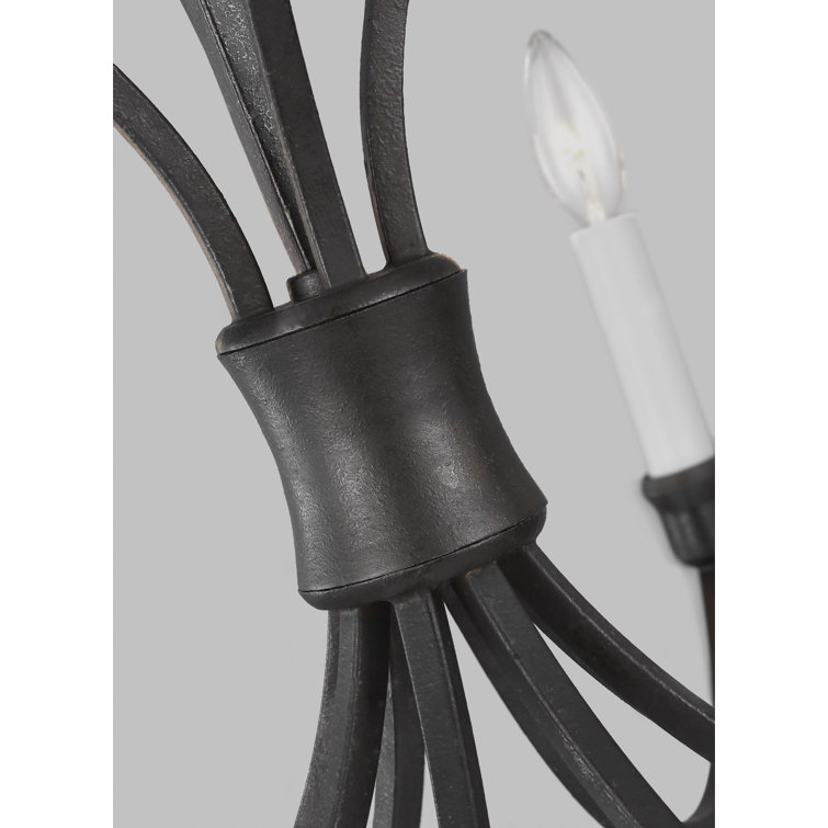 Smith Steel 12-Light Candle Style Chandelier