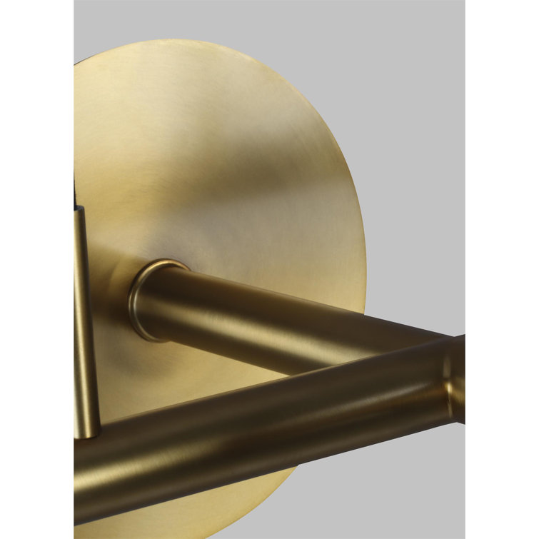 Elegant Burnished Brass 8-Light Linear Chandelier with Milk White Globes