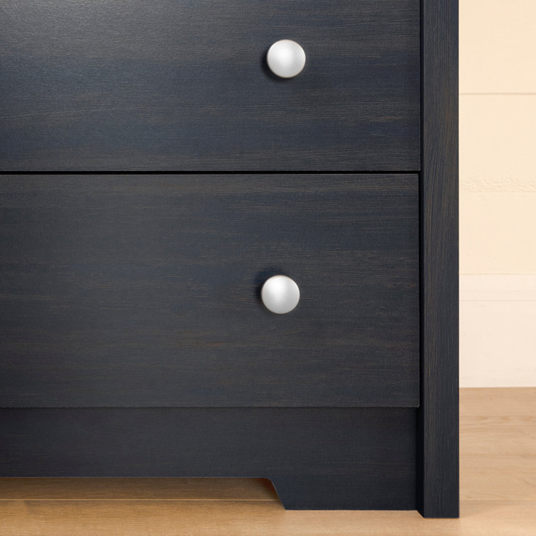 Blueberry Coastal 4-Drawer Chest with Rope Handle
