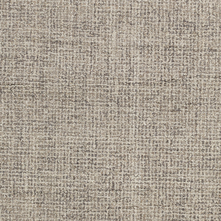 Gray Hand-Tufted Wool Rectangular 10' x 14' Area Rug