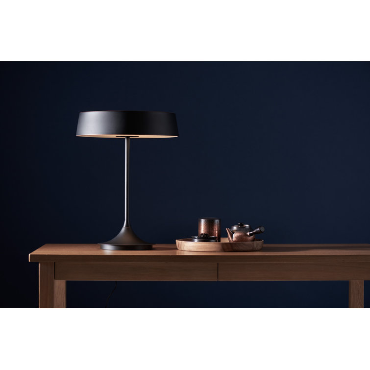 Seed Design China 14" Matte Black LED Desk Table Lamp
