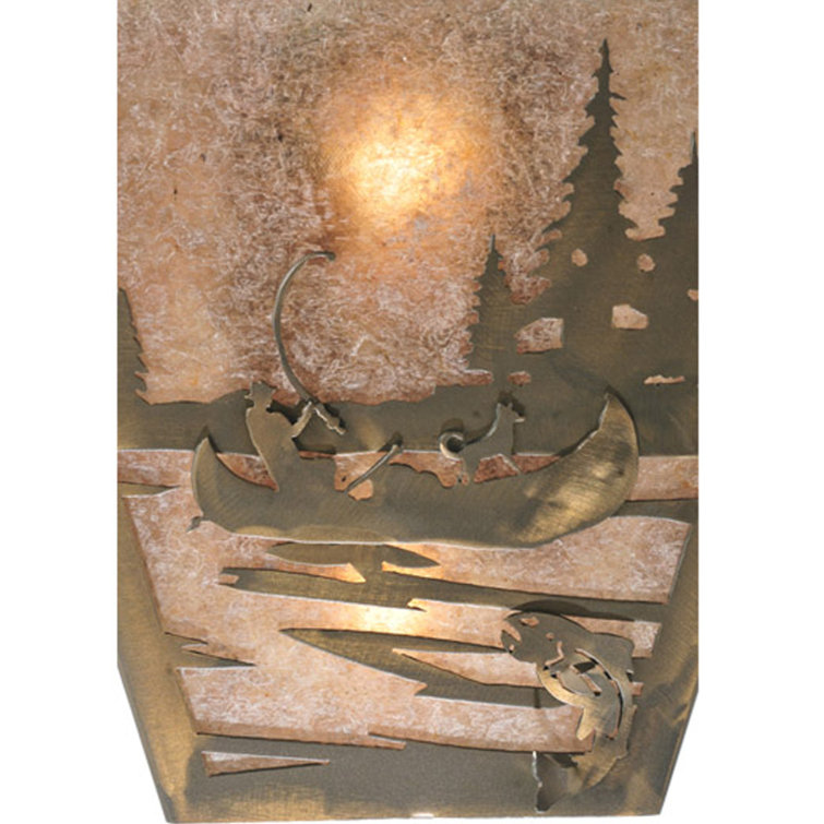 Black Bronze 2-Light Direct Wired Electric Sconce