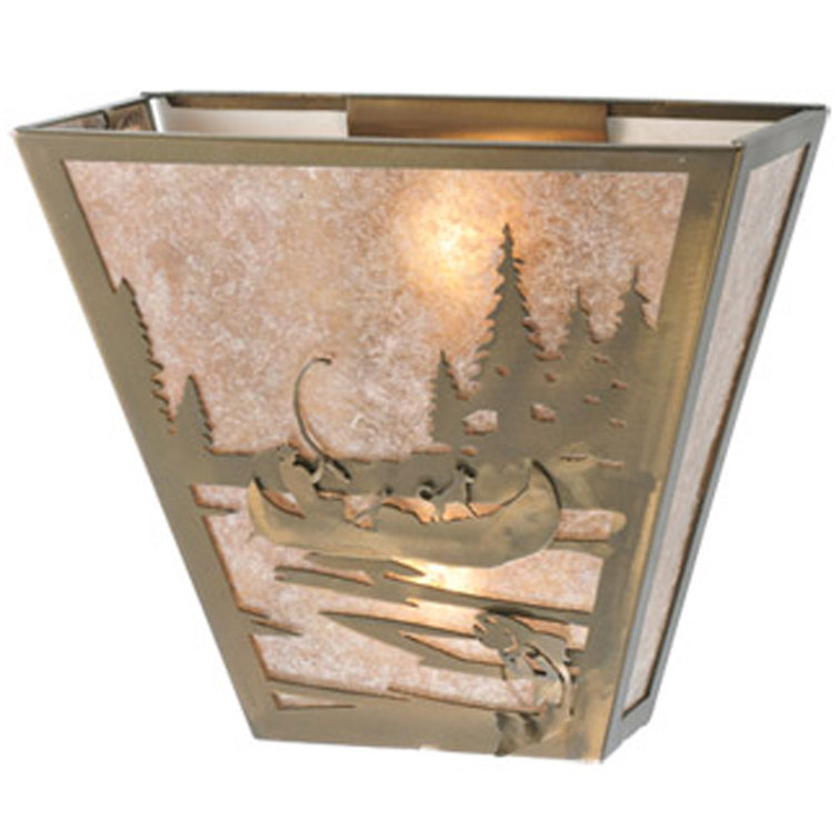 Black Bronze 2-Light Direct Wired Electric Sconce