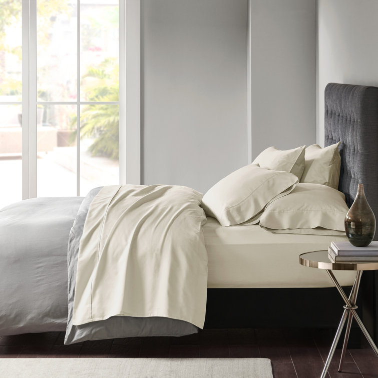Ivory King 800 Thread Count Cotton Blend Sateen Sheet Set