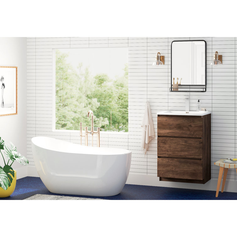 Modern Chrome Single Handle Brass Bathroom Faucet