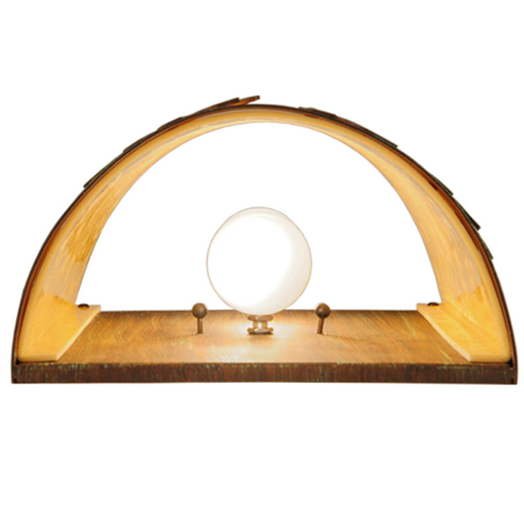 Rustic Brown Bear and Pine Tree Wall Sconce
