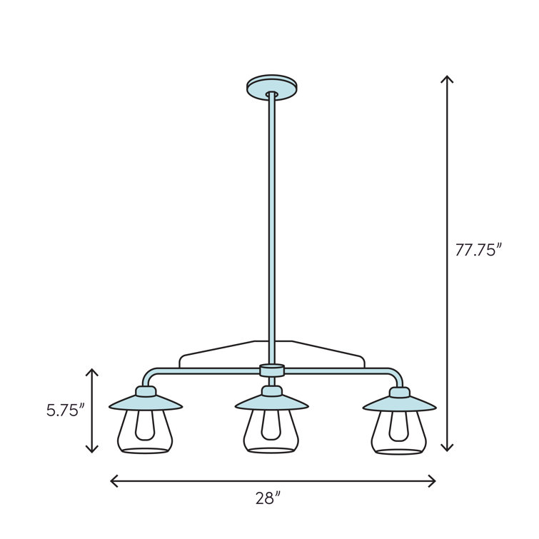 Sleek Satin Nickel LED Pendant with Suspended Glass