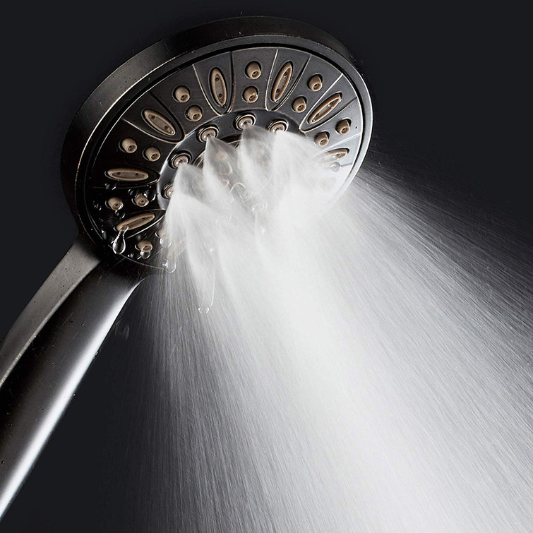 Oil Rubbed Bronze Handheld Shower Head with 6 Settings