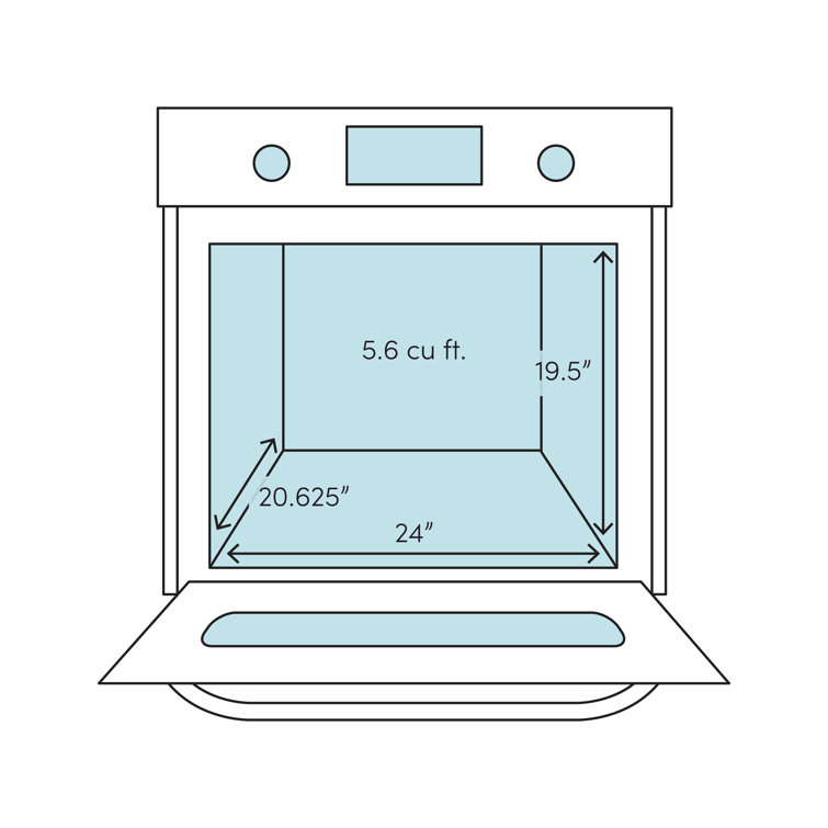 Stainless Steel 30" Smart Convection Gas Range with Griddle