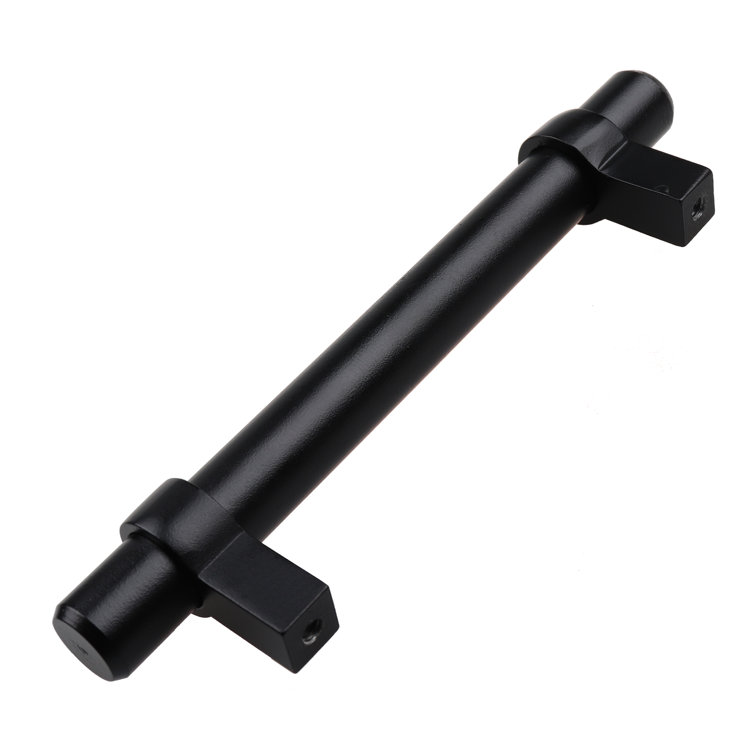 Matte Bronze Modern Bar Pull with Mounting Hardware