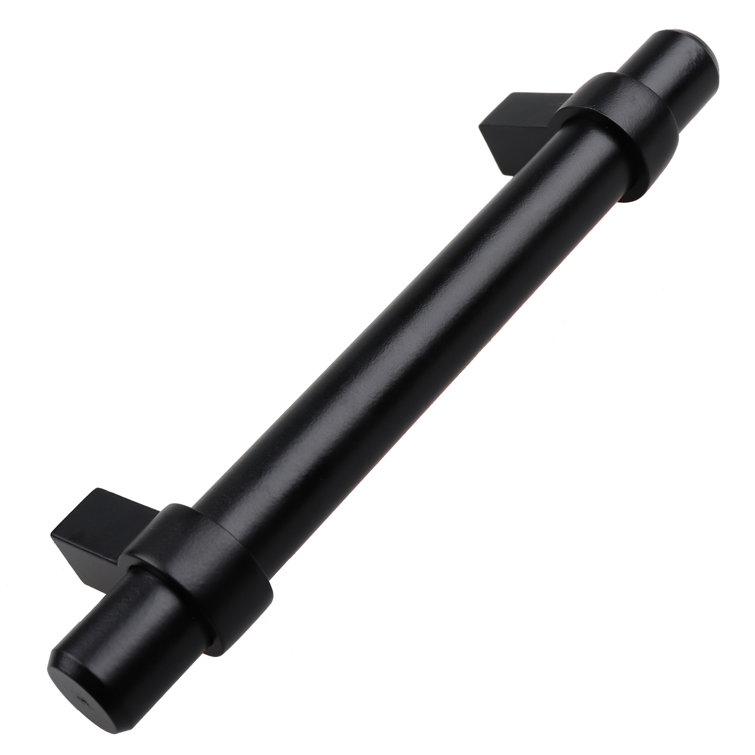 Matte Bronze Modern Bar Pull with Mounting Hardware