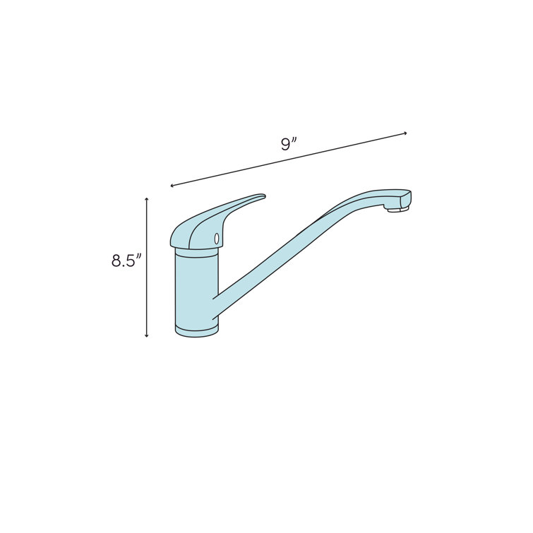 Classic Satin Nickel Pull-Out Spray Bar Faucet with Brass Construction