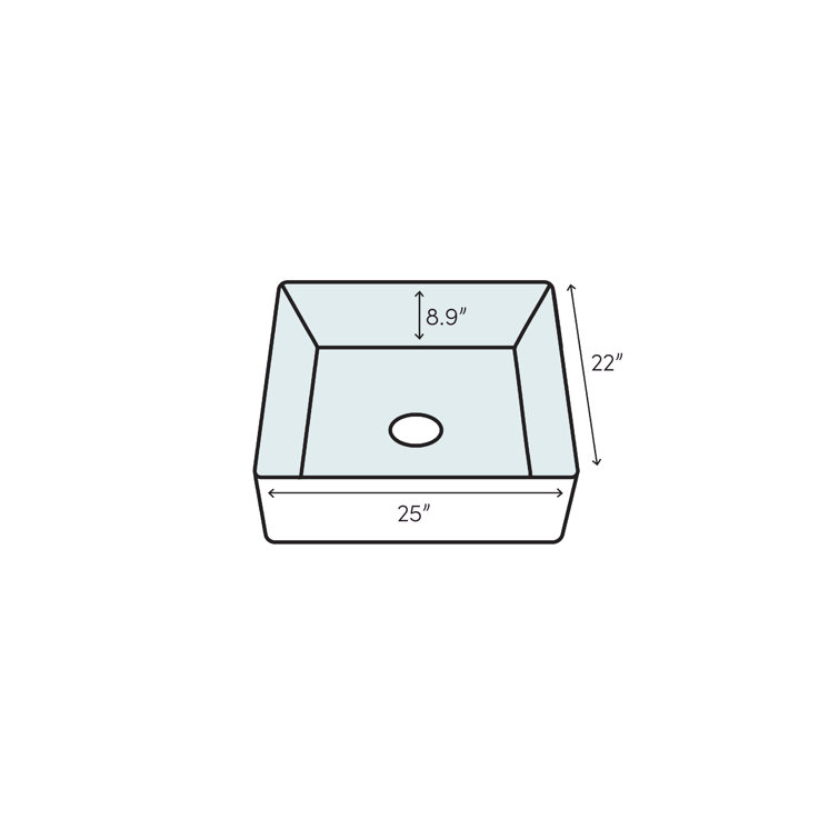 Brushed Stainless Steel Single Bowl Drop-In Kitchen Sink