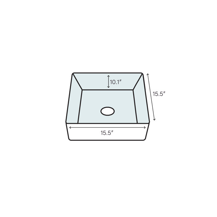 Matte Brown Neoroc Undermount Bar Sink with Soft Curves