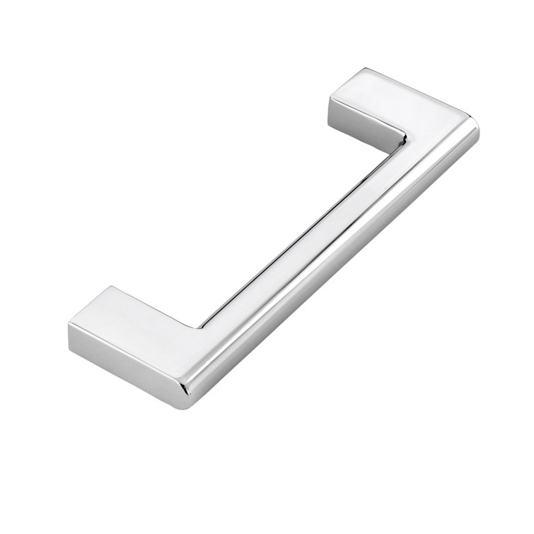 Vail 4-inch Polished Chrome Cylindrical Bar Pull