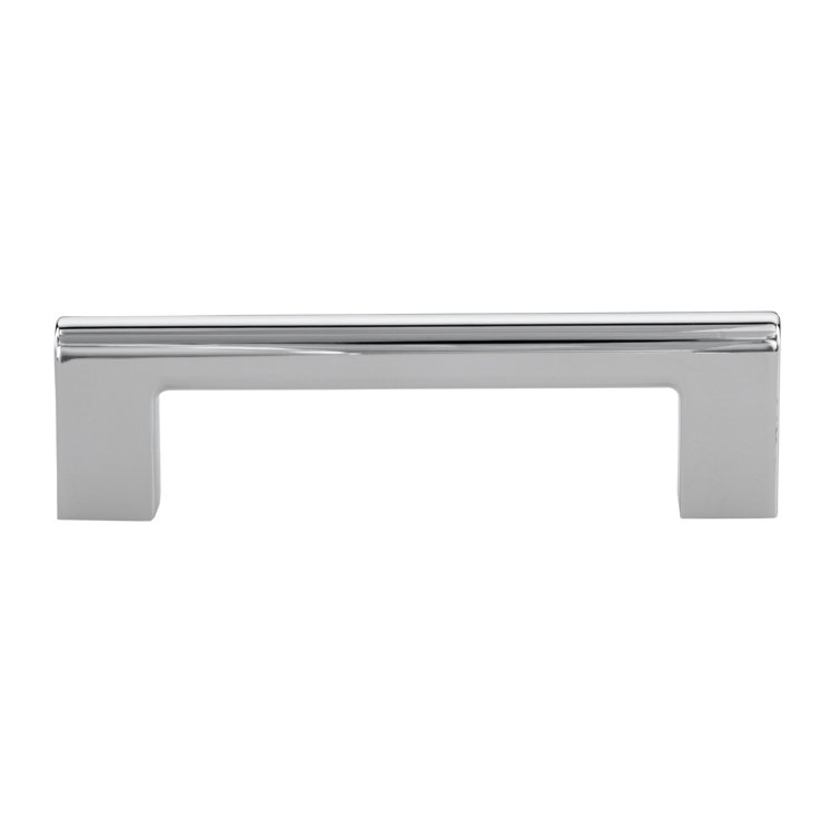 Vail 4-inch Polished Chrome Cylindrical Bar Pull