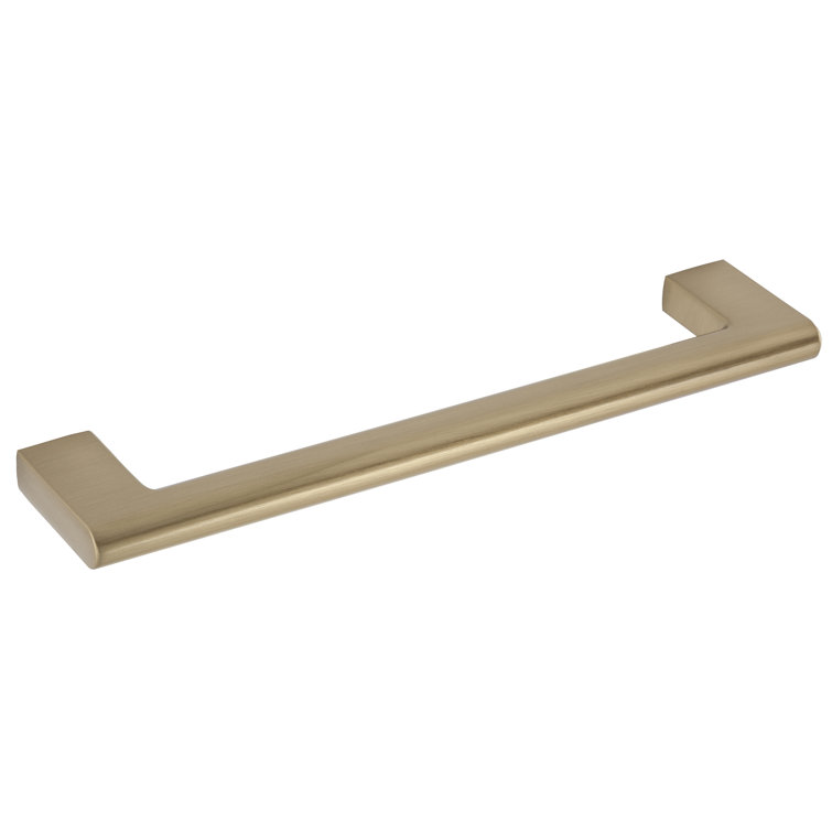 Vail 12-inch Satin Brass Rectangular Bar Pull with Mounting Hardware