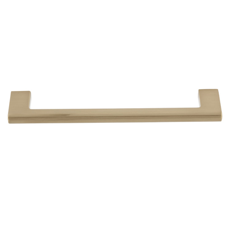 Vail 8-Inch Satin Brass Cylindrical Bar Pull
