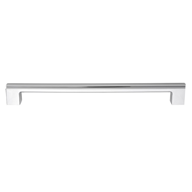 Vail 8-Inch Chrome Cylindrical Bar Pull with Mounting Hardware