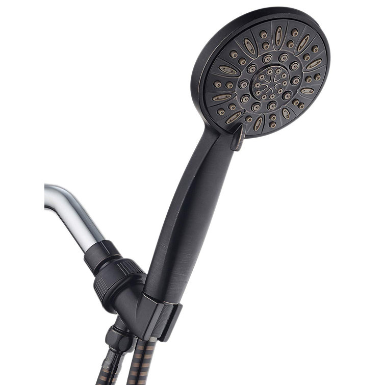 Oil Rubbed Bronze Handheld Shower Head with 6 Settings