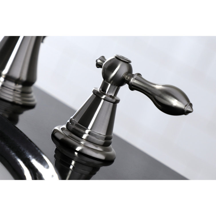 Matte Black English Classic 8" Widespread Bathroom Faucet