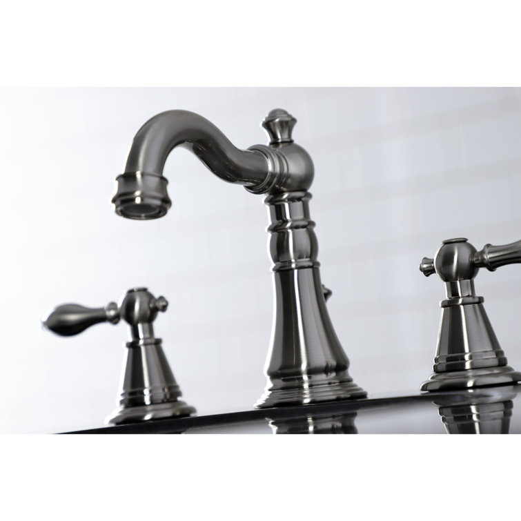 Matte Black English Classic 8" Widespread Bathroom Faucet